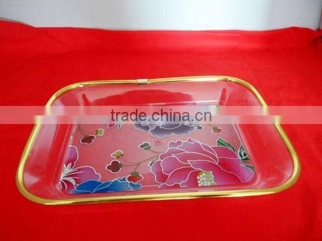 Square plastic Fruit Plate
