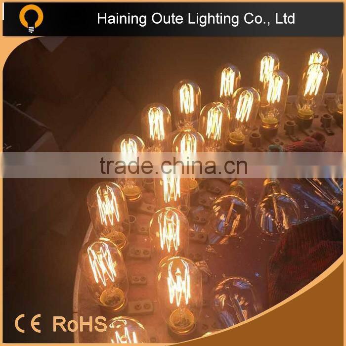 Retro Vintage style lighting gold Sopt glass lamp /G125 big globle eedison light bulb