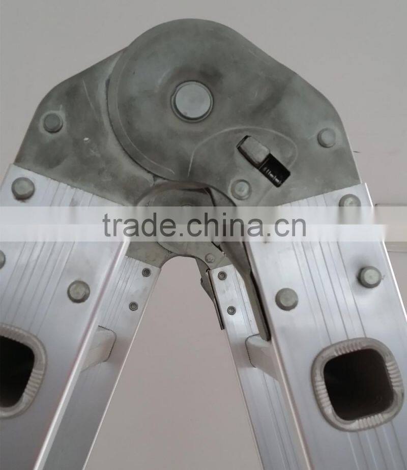 2014 hot sales Aluminium multi-purpose ladder with 4*3 steps 3.7m height