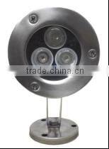 IP68 small 3W RGB LED Underwater light with CE,ROHS,FCC