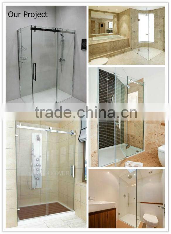 Shower door glass sliding door handle