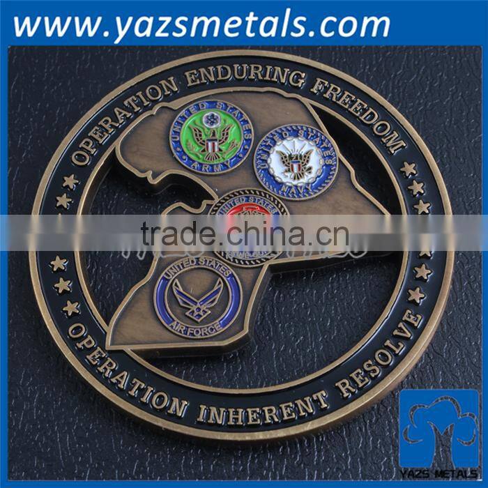 Wholesale Coin Supplies custom metal coin tag