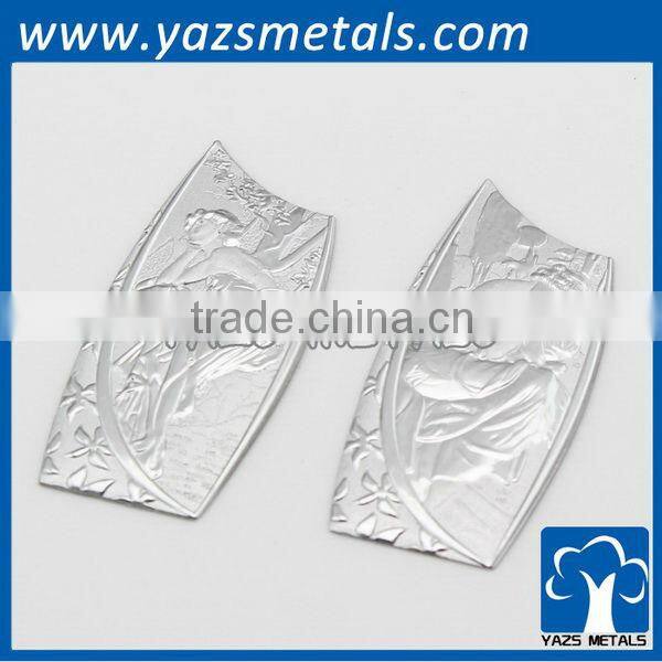 cheap custom metal brand logo label