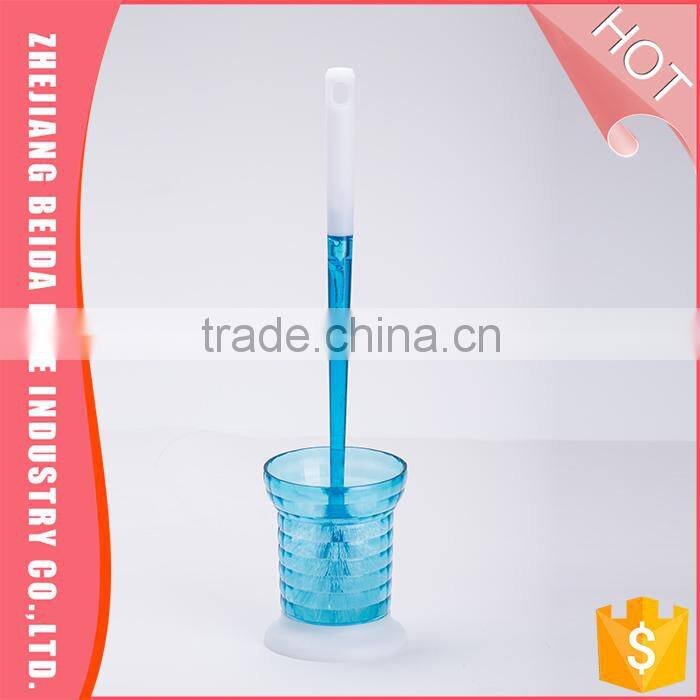Bathroom accessary colourful plastic toilet brush with holder