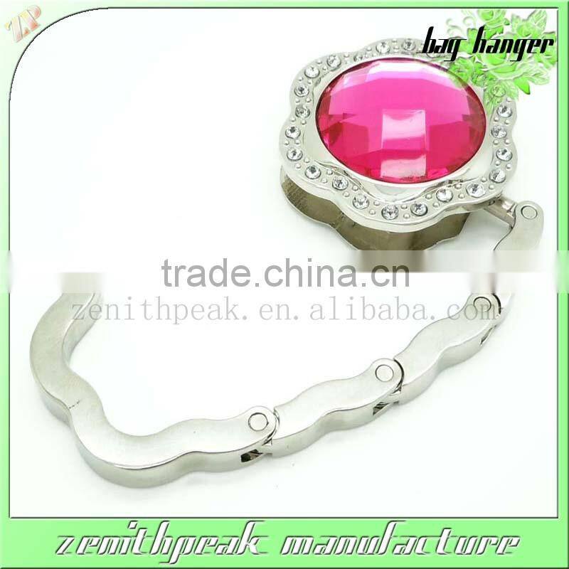 2016 Promotional metal heart shape bag hanger/heart shape bag holder/heart shape bag hook