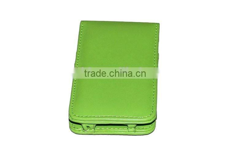 high quality pu leather case for ipod touch 5, classic design leather cases