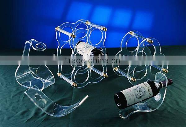 novelty acrylic wine glass storage rack