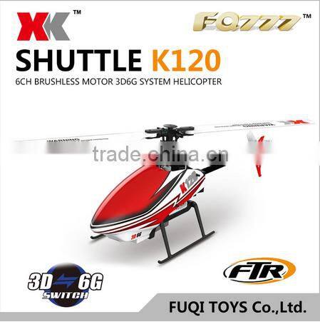 XK K100 Falcom 6CH Flybarless 3D6G System RC Helicopter RTF