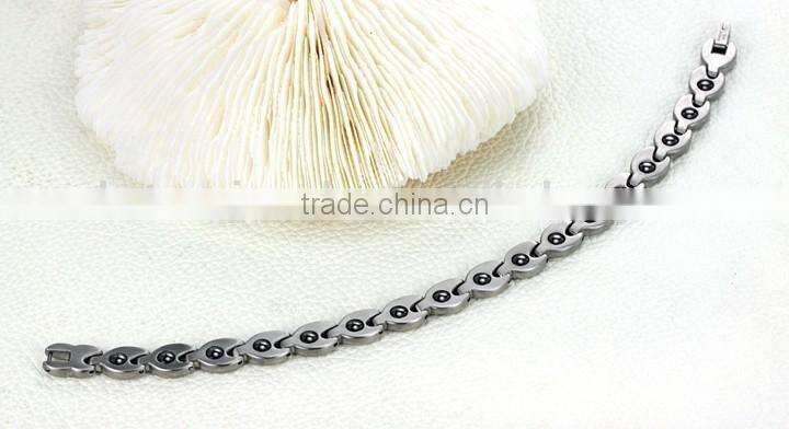 KSTONE Women's 316l Stainless Steel heath magnet bracelet