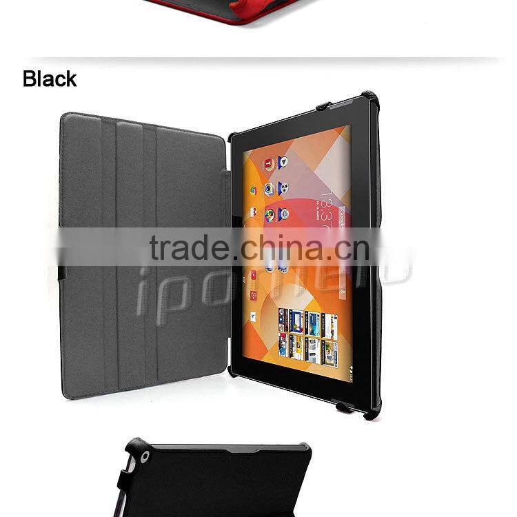 For Medion Lifetab S10334, heat formed leather tablet case for Medion Lifetab MD98811