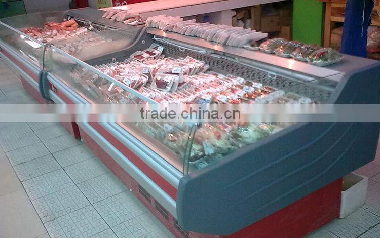 meat display refrigerator ,refrigerated display case ,counter top display refrigerator