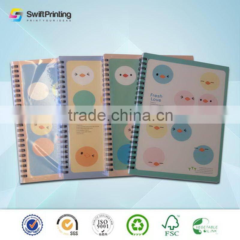 High quality best sell fashionable beautiful notebook printing