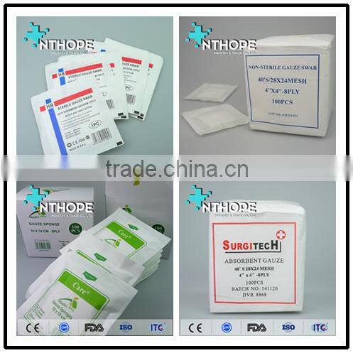 sterilization of surgical gauze swab for wound care