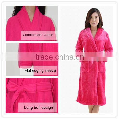 bathrobe coral fleece