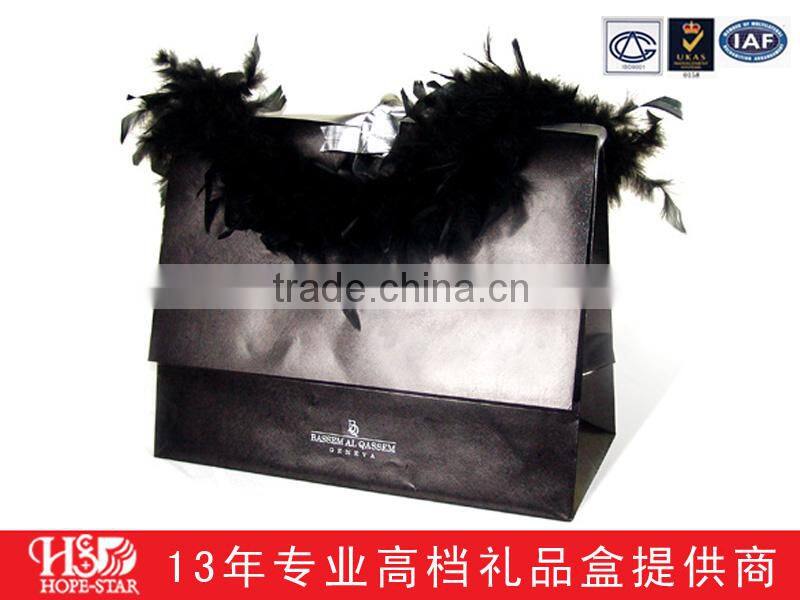 Transparent window natural kraft paper box