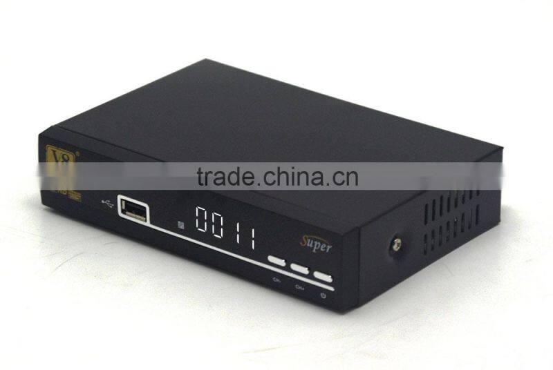 Dual Core vu duo 2 V8 super v8s DVB-S2 full hd satellite tv box decoder for encrypted channels powervu biss key cccam