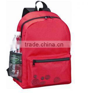 600D PVC Polyester High Quality Waterproof Foldable School Backpack Made in China Xiamen