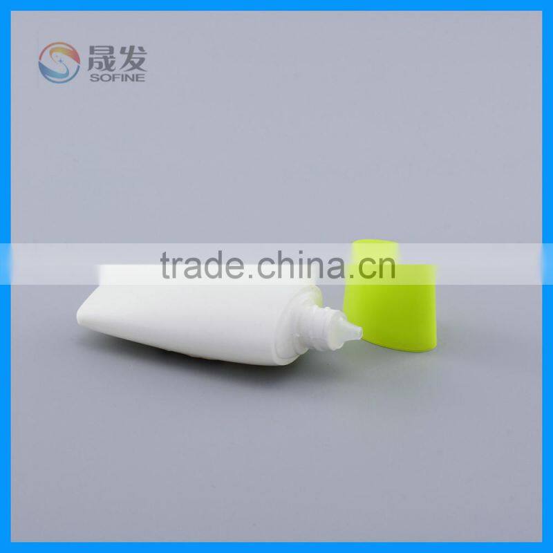 Screw cap cosmetic pe lotion bottle