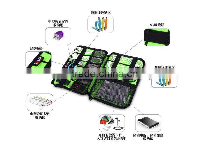 2015 NEW Arrive BUBM cable storage Bag/USB flash drive bag FOR Waterproof