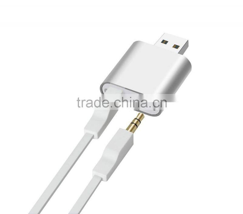 Factory Supply greeting card sound module with Stereo Headphone/Speaker and Mono Microphone Jacks(Aluminum casing)