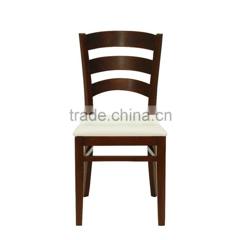 Hot selling antique high back wooden classic wooden carved leisure fabric dining chair