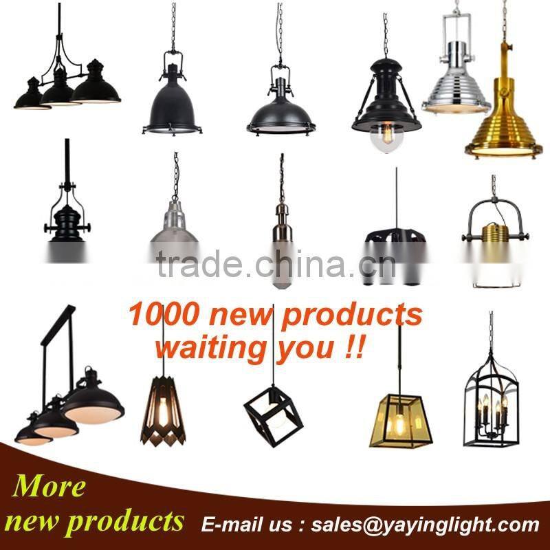 Industrial retro American country wrought iron chandelier, Restaurant Bar Chandelier