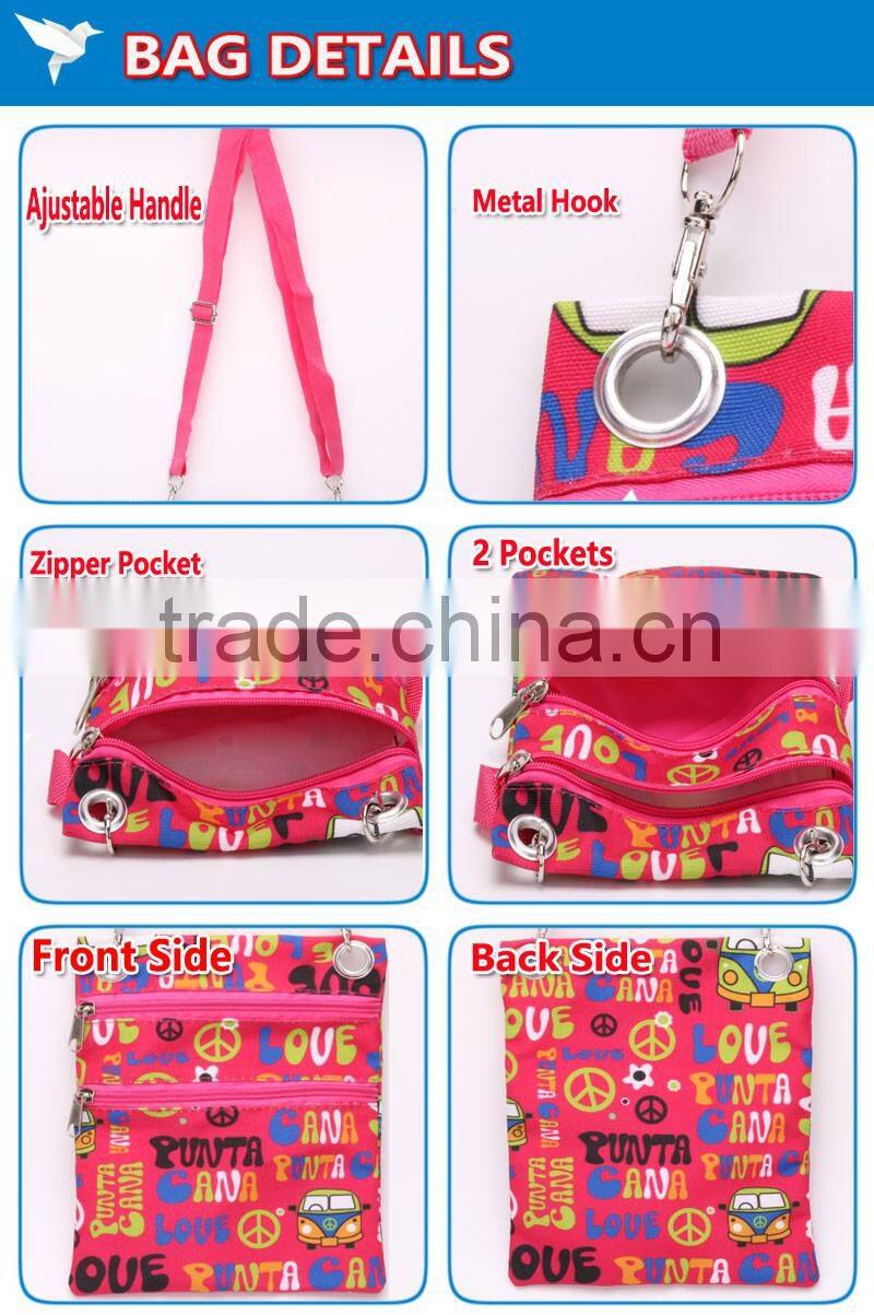 Fancy cheap designer teenagers college student zip lock mini shoulder bags girls messenger sling school bag for teens