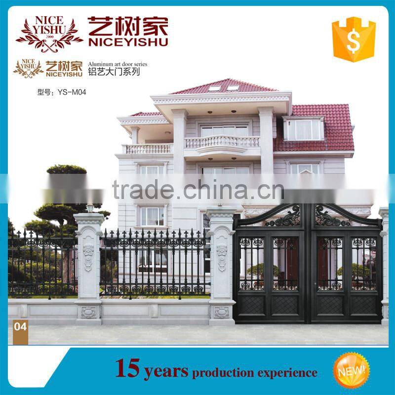 Customized aluminum main gate designs, gate design, different steel gate designs