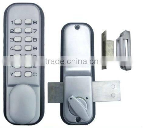 rod latch lock for sliding glass door