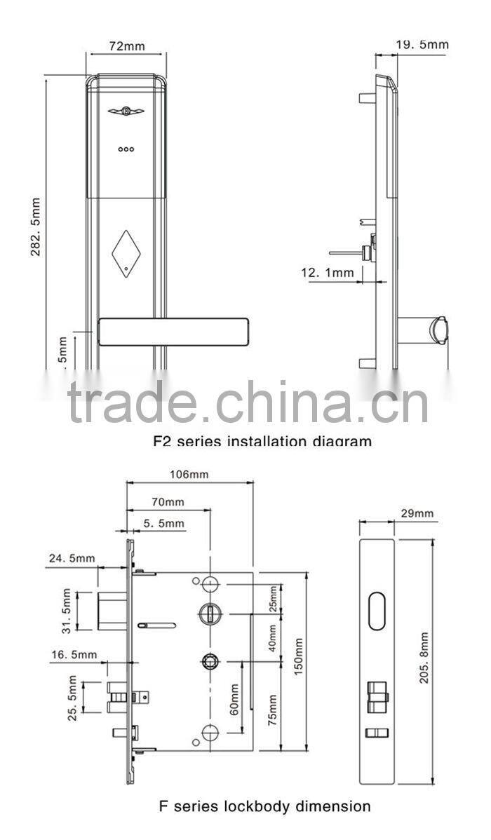The popular office and house Digital Lockset Safe,Vietnam hotel lock distributor,hotel electronic digital safe