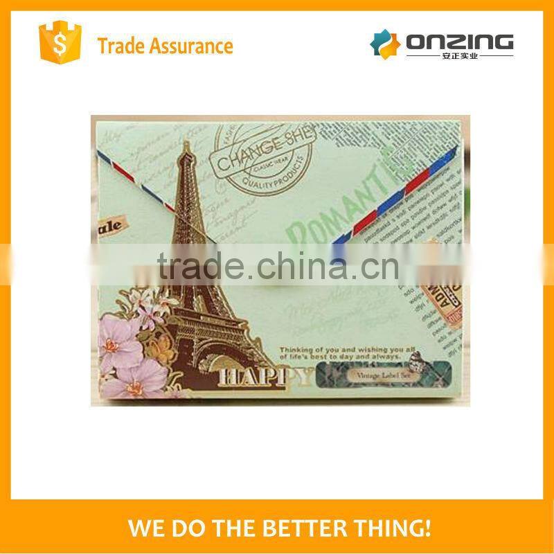 Onzing new design letter shape memo pad