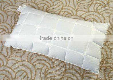 Buckwheat hull&feather pillow,white duck down pillow used for summer and winter