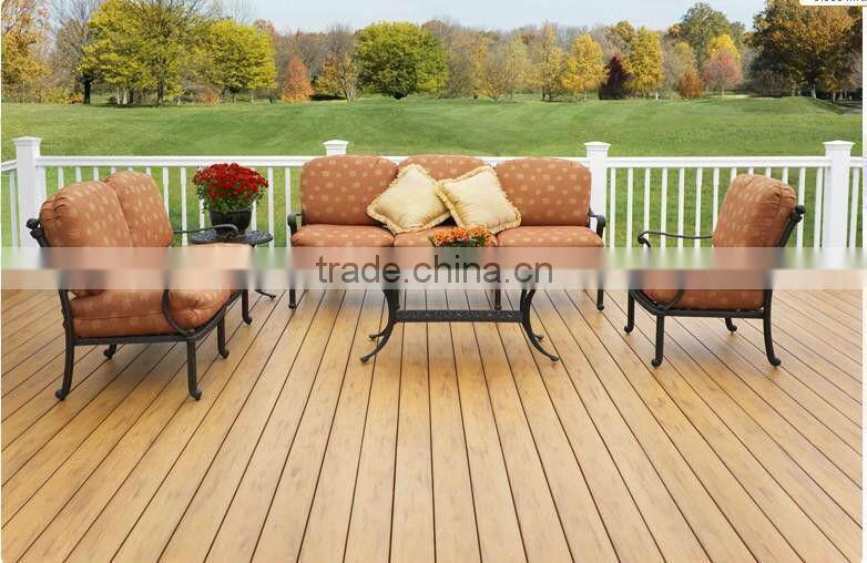 wood plastic composite outdoor waterproof decking
