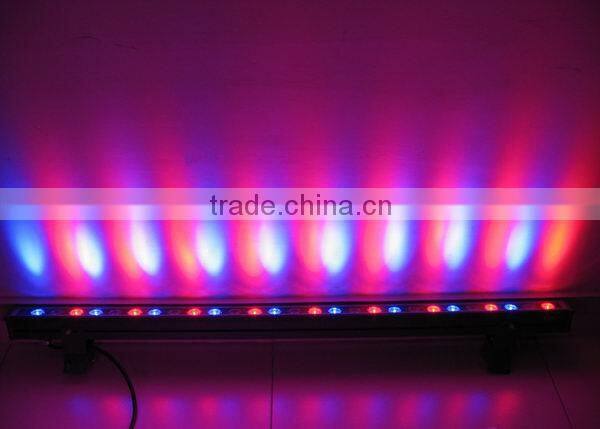 Outdoor lighting IP65 aluminum housing RGB color changing 3 in1 36W led strip wall washer lamp