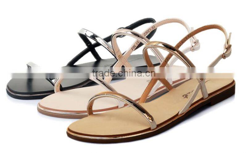 Wholesale Cheap Rubber Material Fashion Lady Sandal