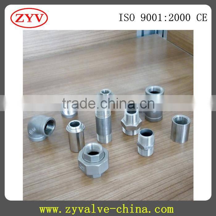 China stainless bspt threaded barrel nipples