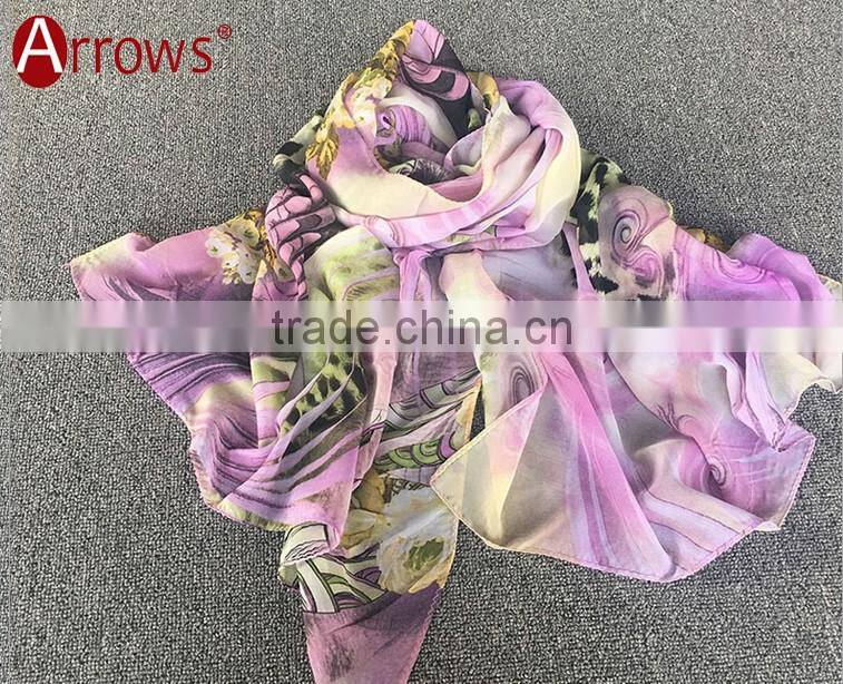 Fresh Orange Color Sexy Shawls and Scarf Stole for Young Girls and Office Ladies