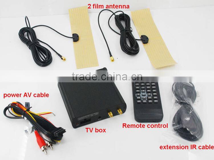 ISDB-T8800 Car ISDB-T tv receiver box Full One Seg With Two Tuner for Brazil Japan