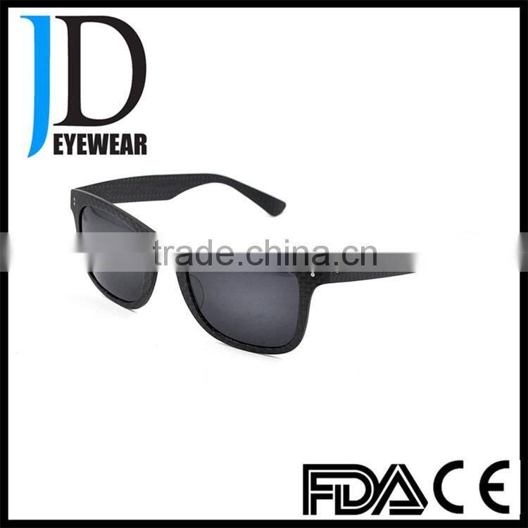 design your own logo square unisex carbon fiber sunglasses