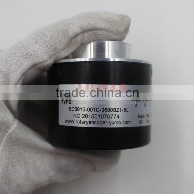 ISC5810 ip65 shaft rotary encoder pulse price incremental rotary encoder