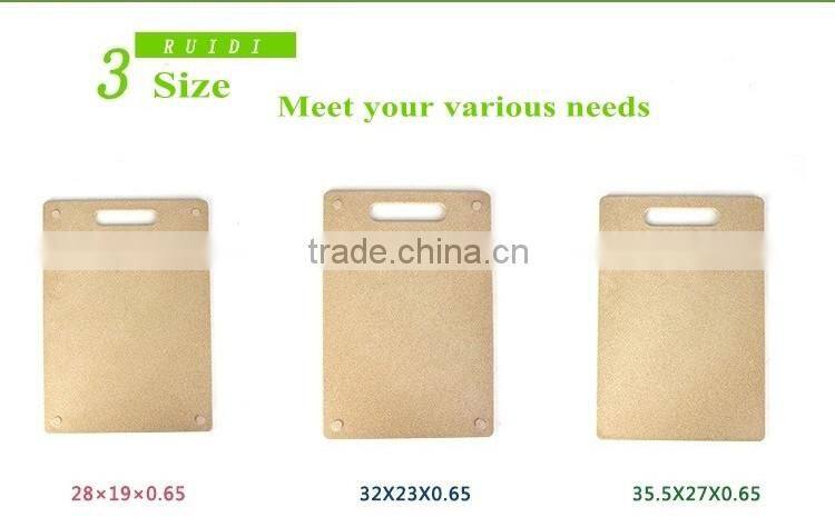 DK7601 Kitchneware Eco-friendly Natural Rice Husk Fibre Chopping Block Cutting Boards