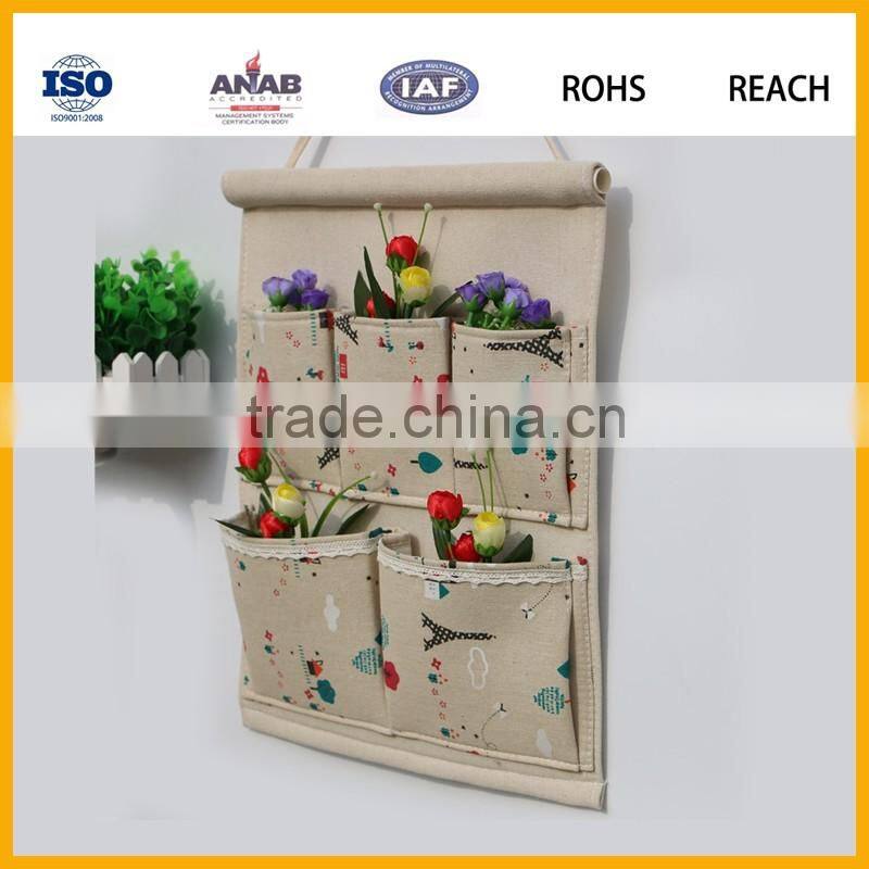Wall Door Cloth Colorful Hanging Storage Bags Case Pocket Home Organization