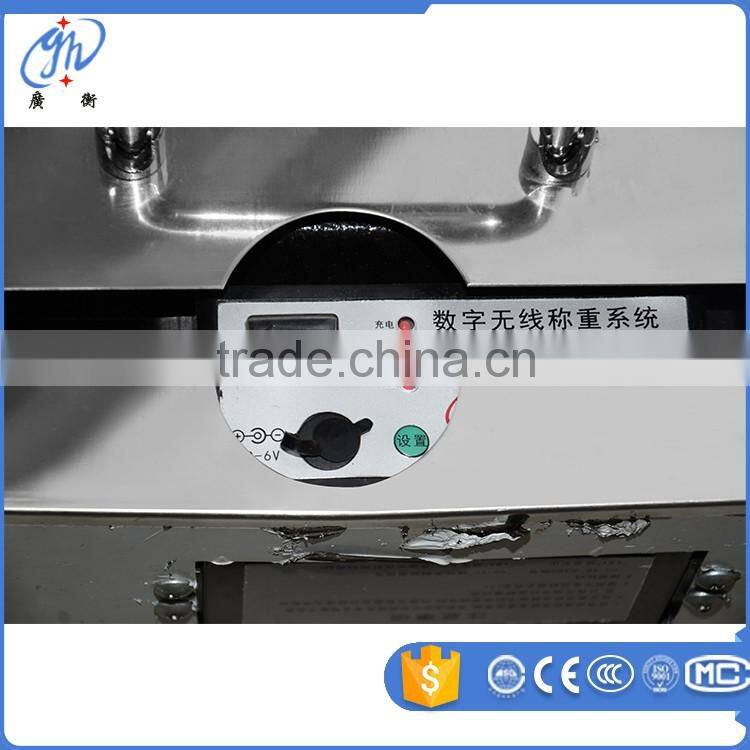 high quality electronic wirelss weighing scale full stainless steel platform scale