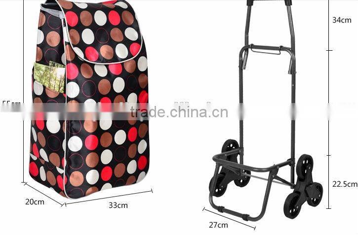 Climbable Stairs And Foldable Shopping Trolley