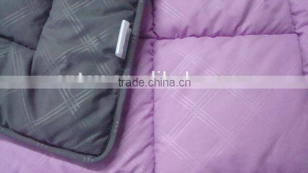 Microfiber SKY BLUE- Beige Bicolor Embossed Quilt