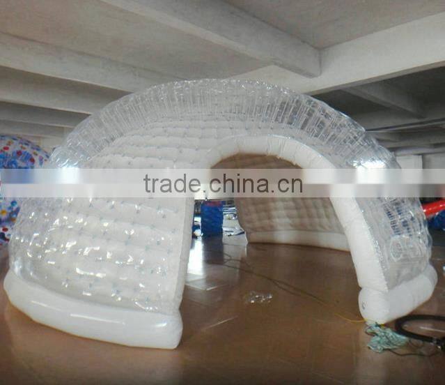 Hola small transparent inflatable dome tent/inflatable tent/inflatable air dome tent for sale