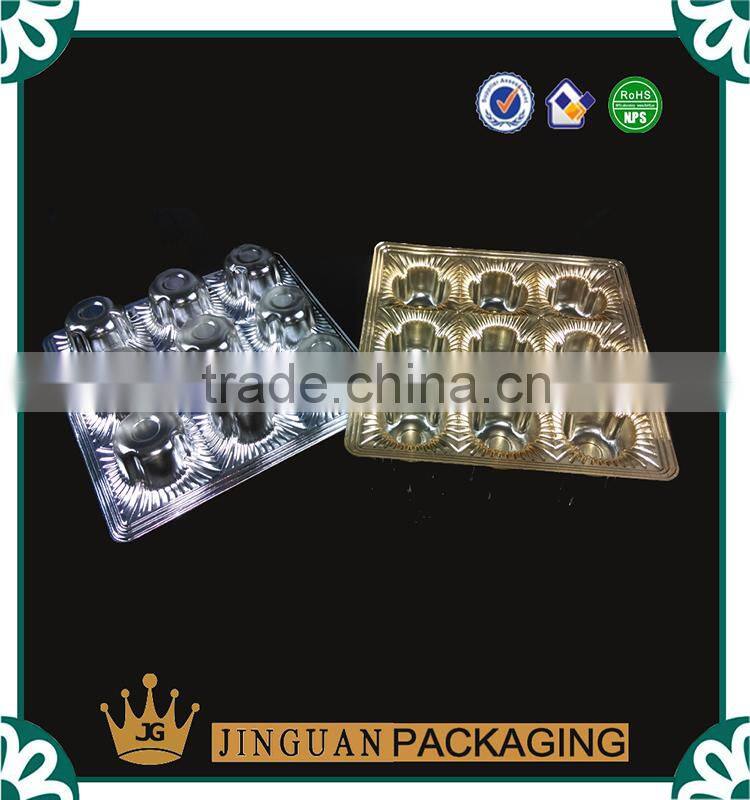 High Quality PET Plastic Vacuum Formed Blister Tray For Candy Chocolate