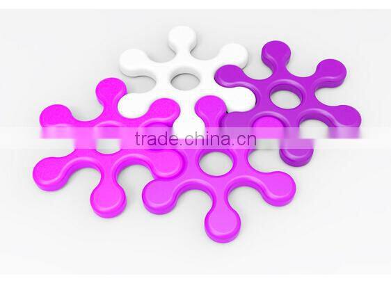 New Design Colorful Heat Resistant silicone placemat and silicone coasters