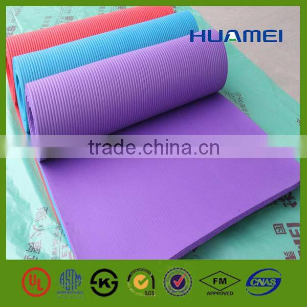 Fashionable NBR foam Yoga Mat with strap