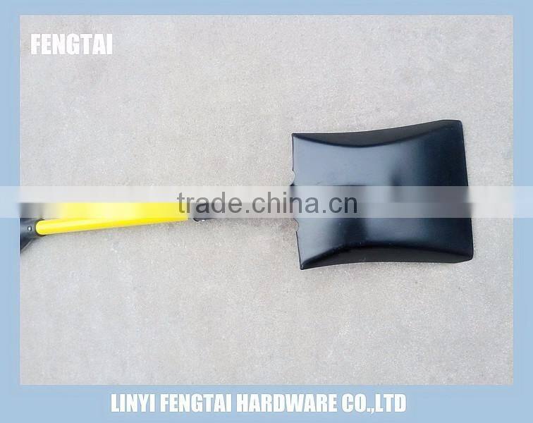 Plastic Grip Round Short Fiberglass Handle Shovel